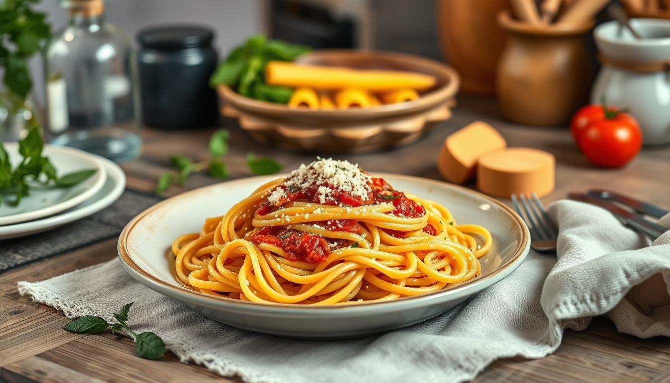 Freshly baked homemade cake in a kitchen setting