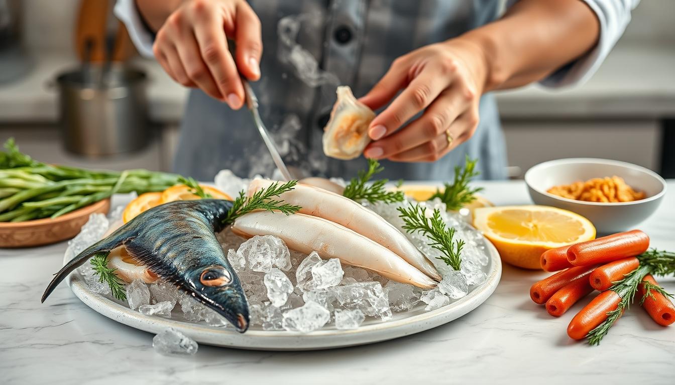 Fresh seasonal cooking dish